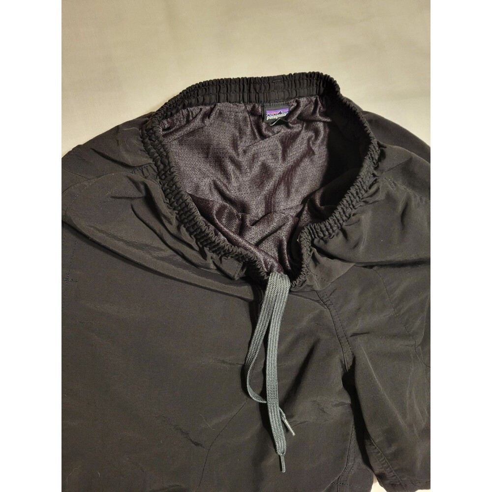 Patagonia Women's Short Pants Pull On Waist Elastic Drawstring Black Size Small - Picture 4 of 7